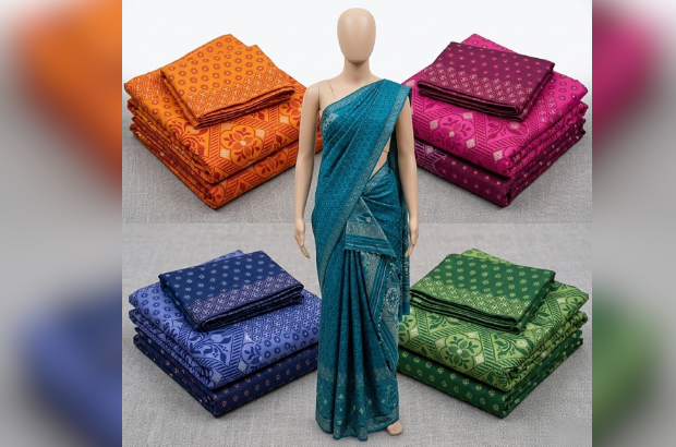 Mix Pat Mekhela Chador