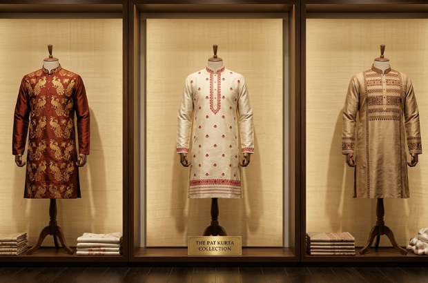 Pat Kurta (Assamese Traditional Kurta)